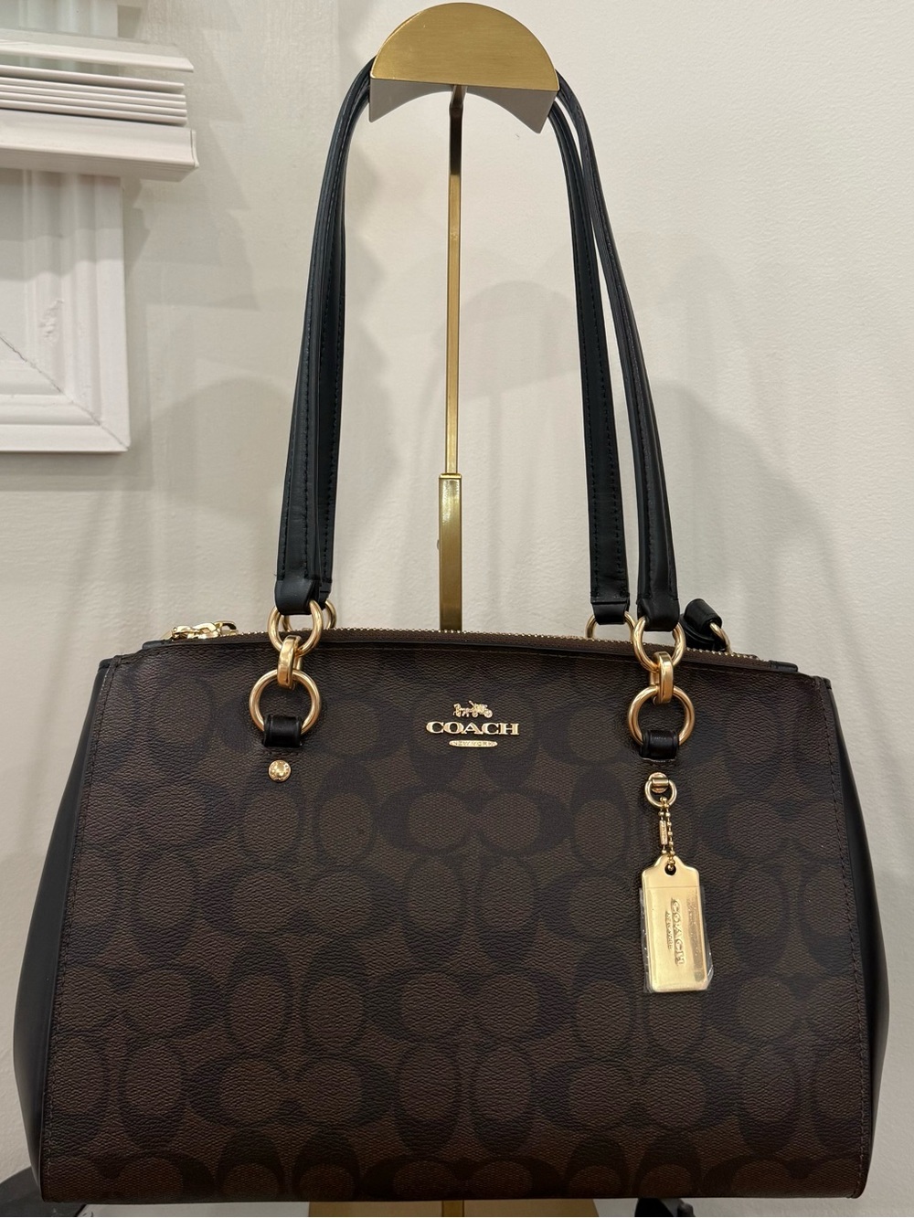 Coach Etta Carryall in Signature Canvas